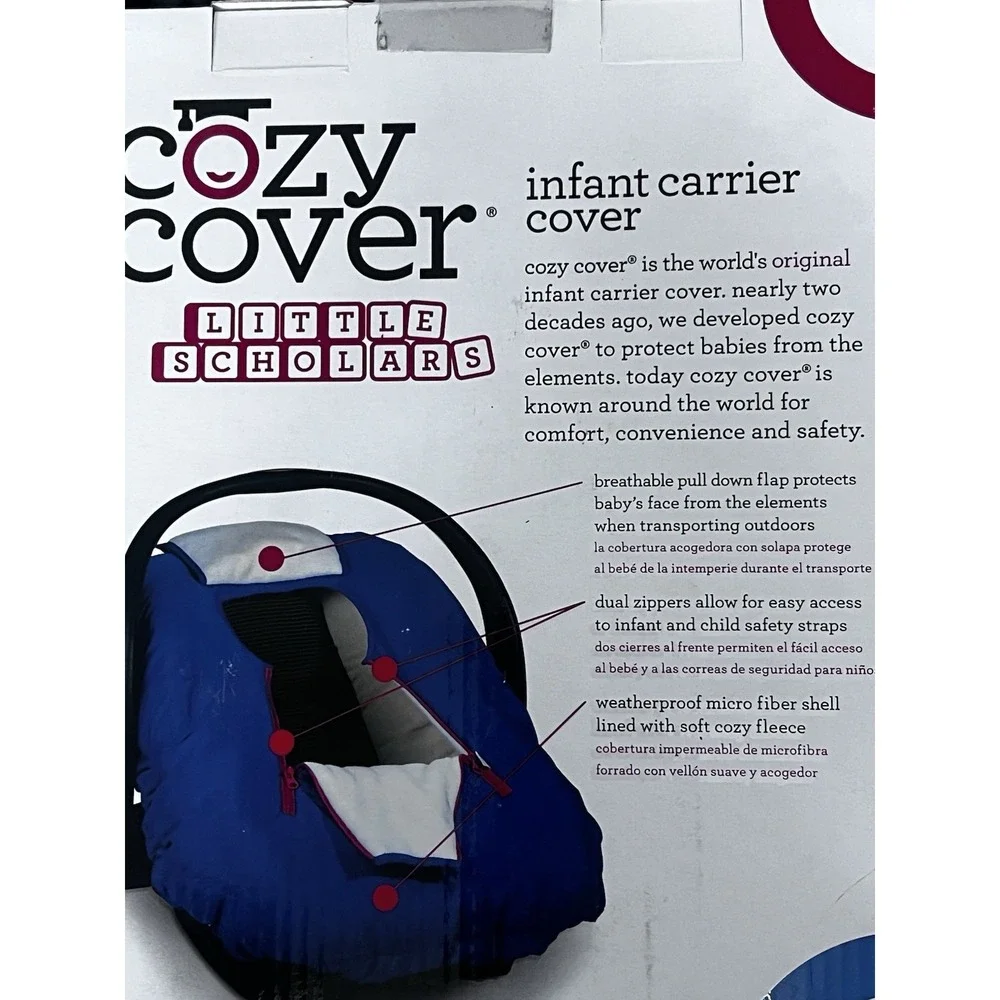 University of Kansas Jayhawks KU Cozy Cover Infant Carrier Cover